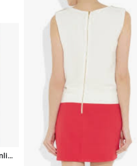 MAJE LAURELINE METALLIC COLORBLOCK DRESS 38/M - Picture 2 of 13